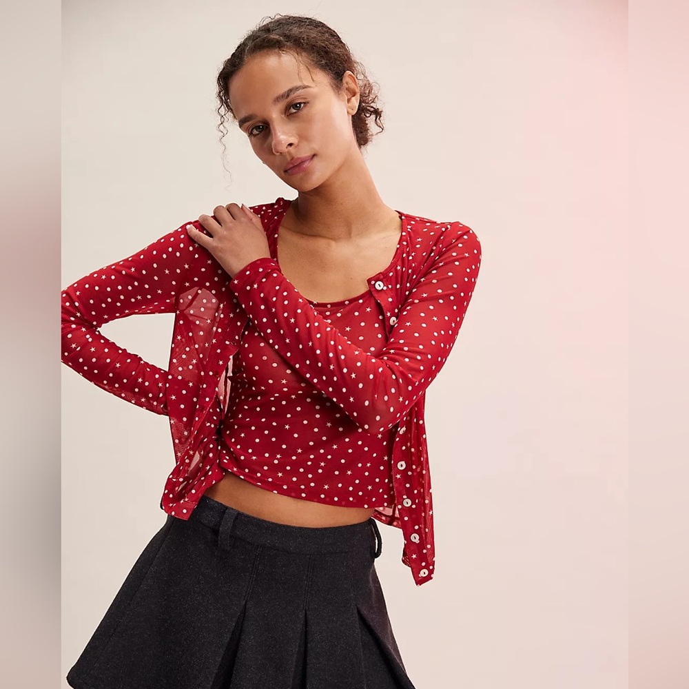 Free People Twosie For One Top Set Size Small NWT